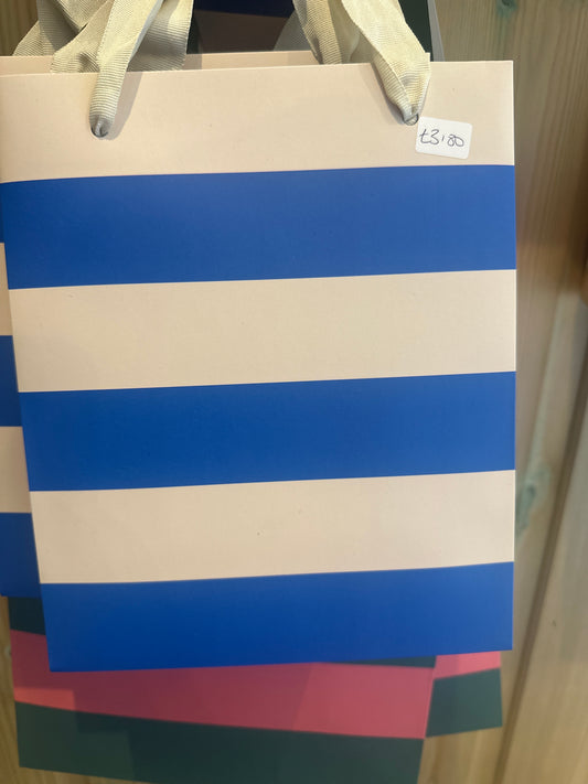Blue stripe bag
