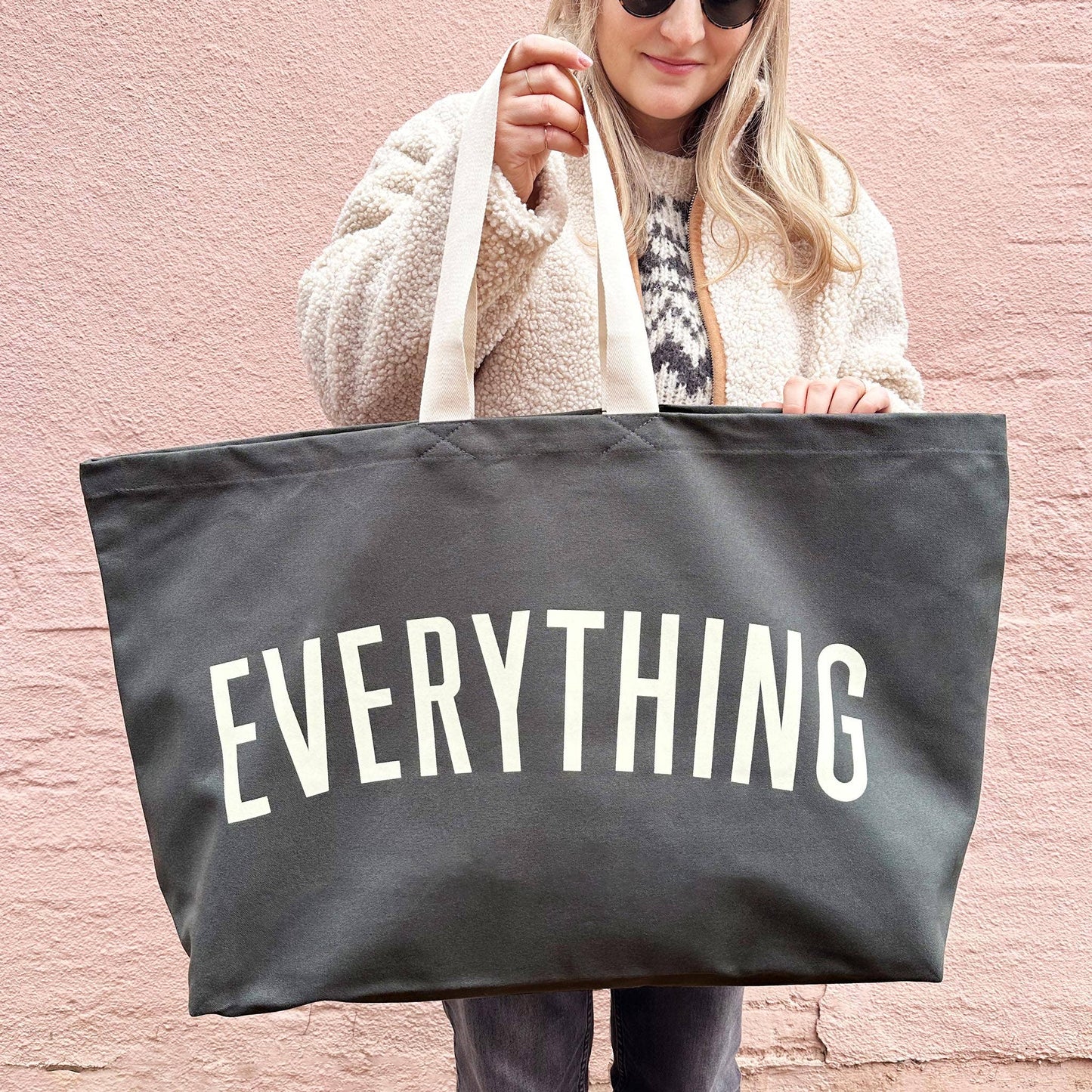 Everything - Grey REALLY Big Bag