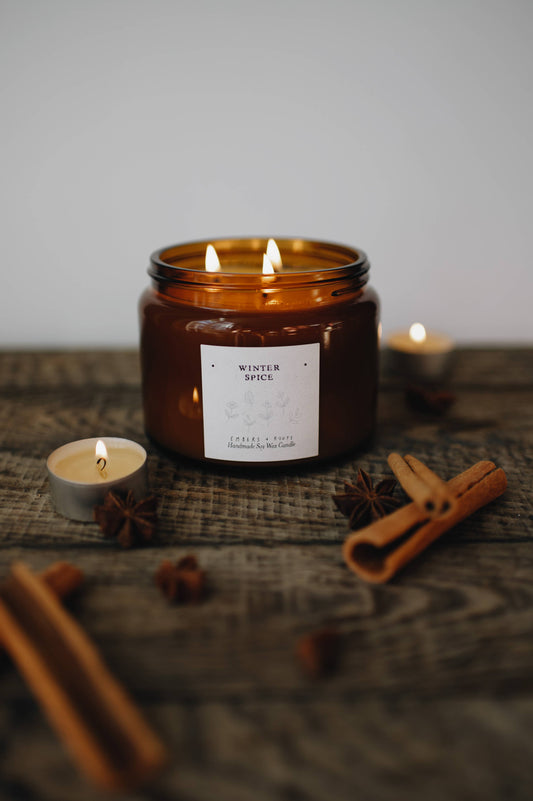 Winter Spice 3 Wick Soy Candle