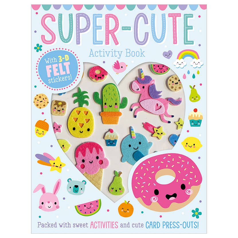 Felt Stickers Super Cute Activity Book