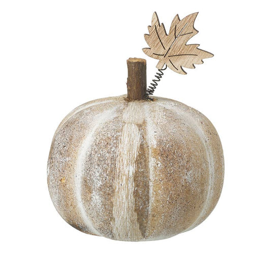 WOODEN PUMPKIN