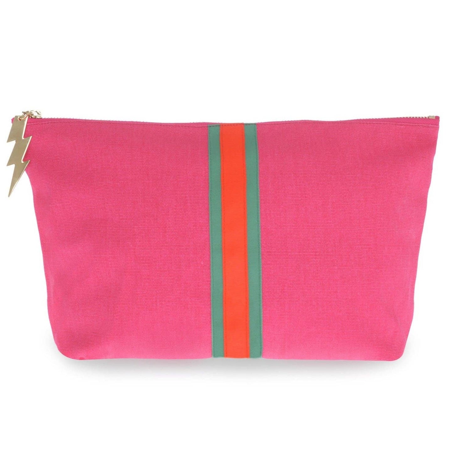 LARGE LUCKY STRIPE BAG - PINK