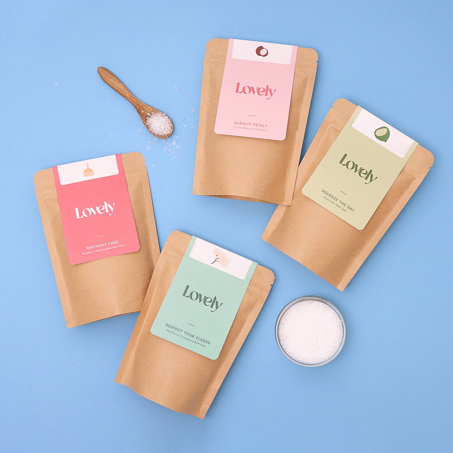 Bath Salts - Respect Your Elders -Elderflower and Gooseberry