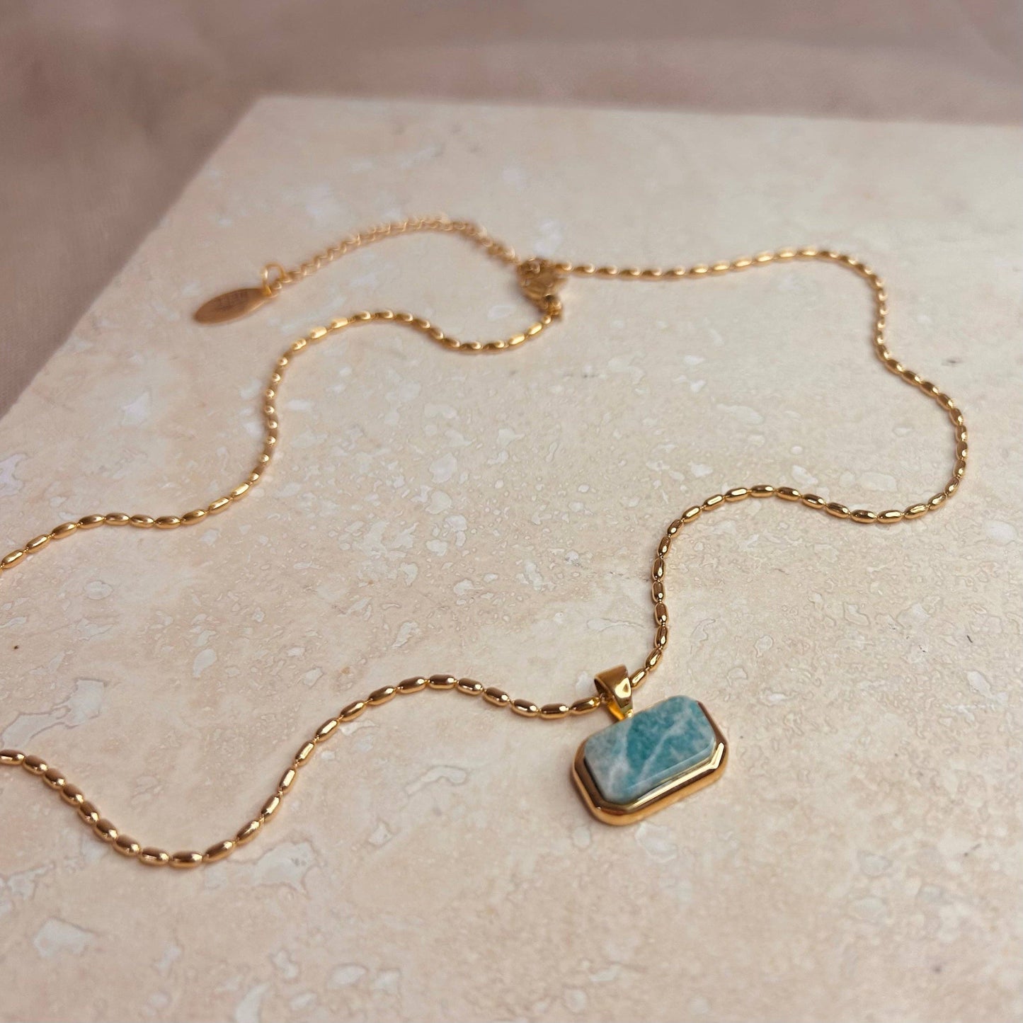 Everyday Marble Tablet Necklace