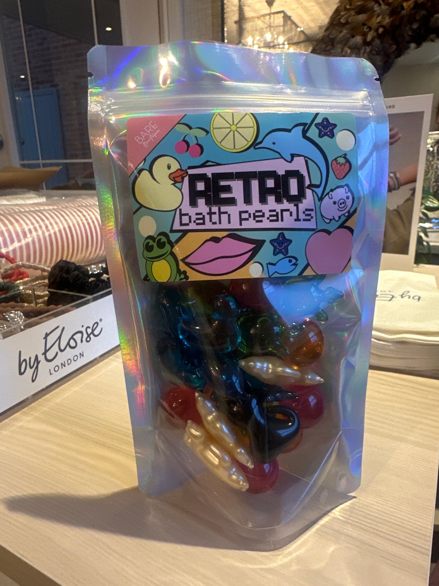 Retro bath pearls