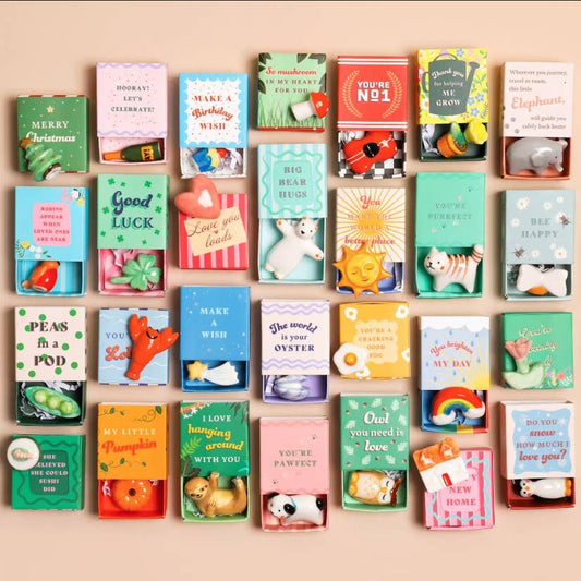 Tiny Matchbox Ceramic Token