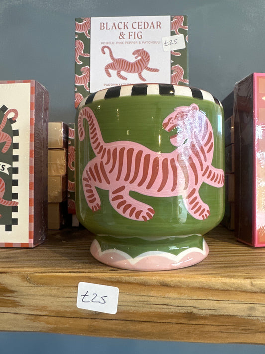 Candle tiger