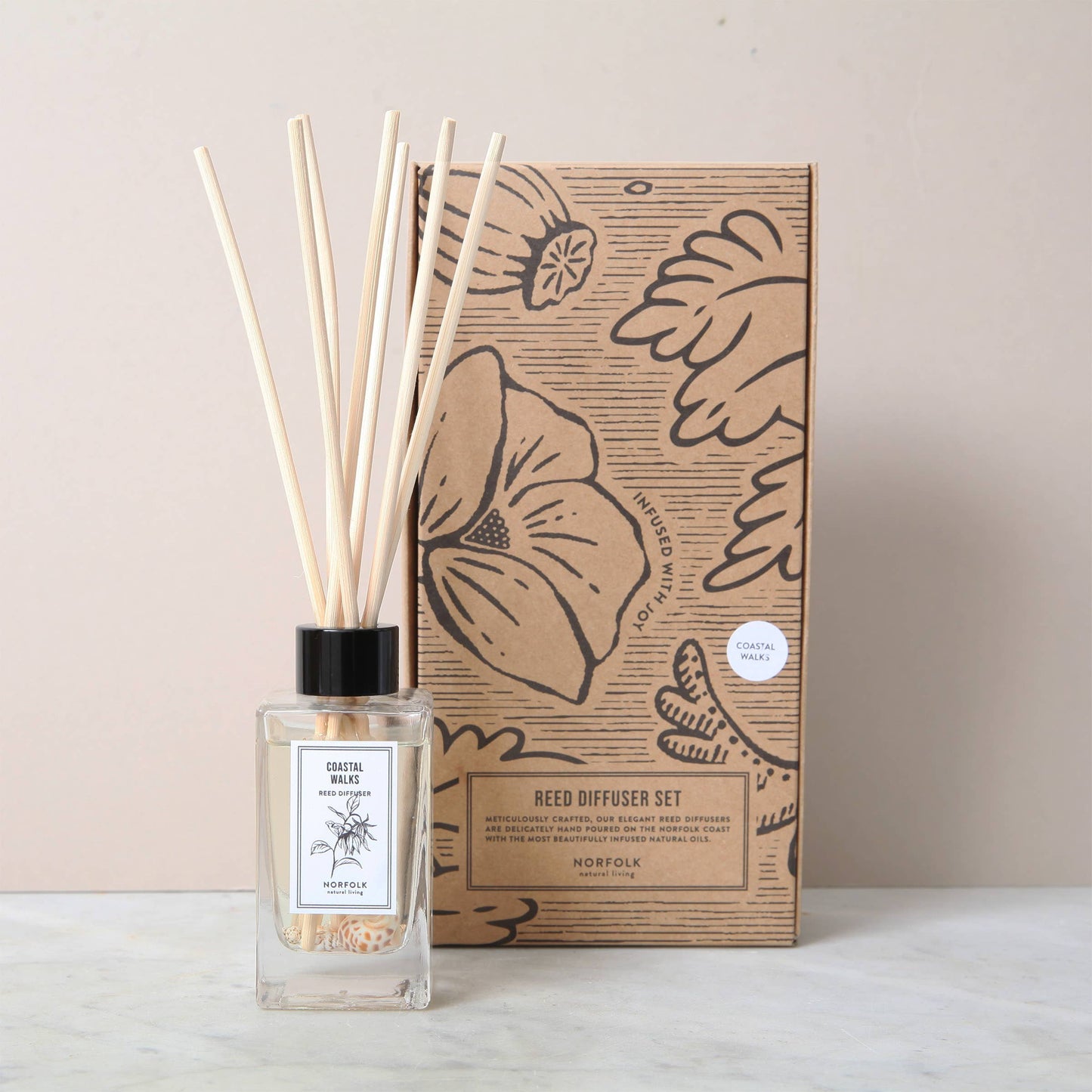 Reed Diffuser Set - Coastal Walks 100ml