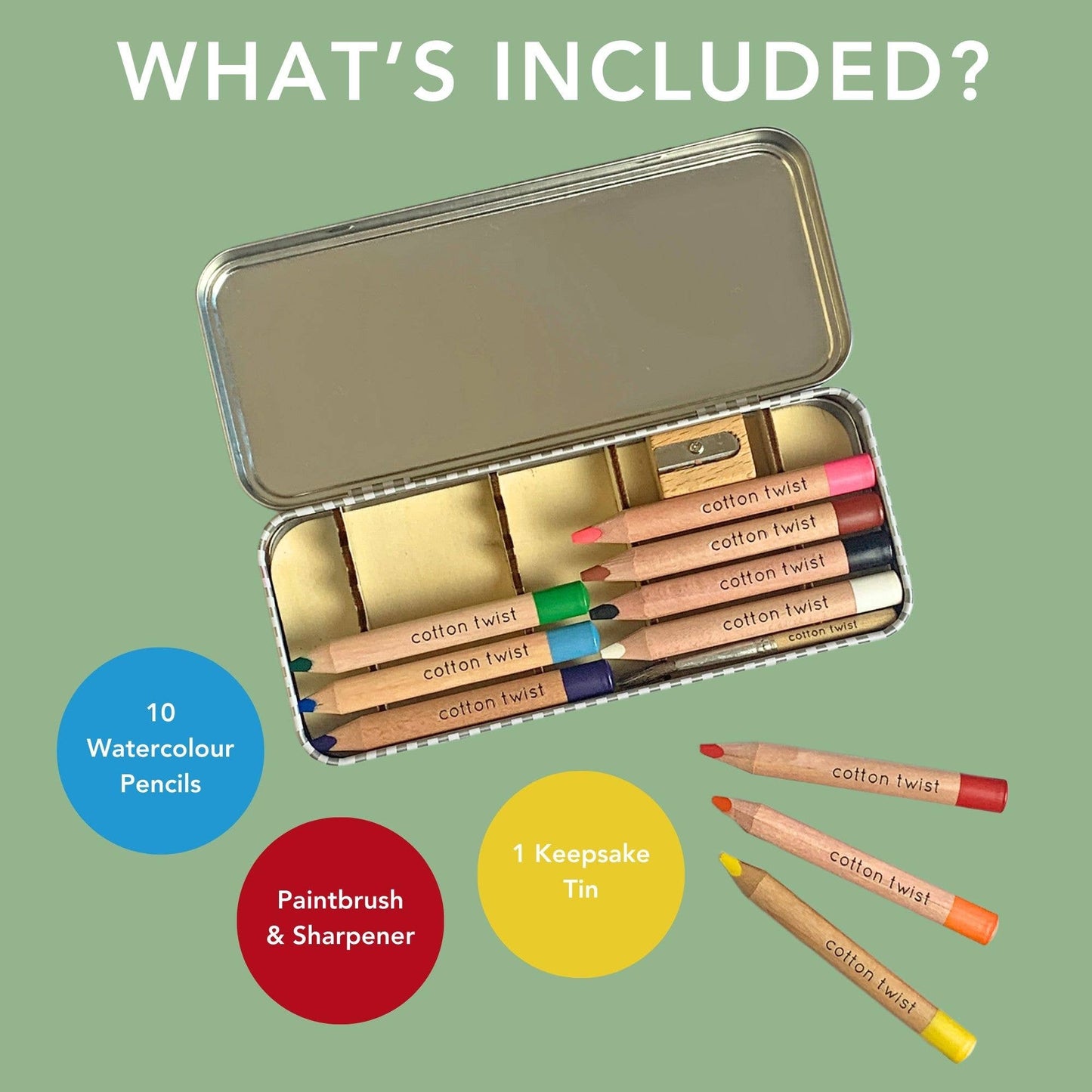 Jumbo Watercolour Pencils Set