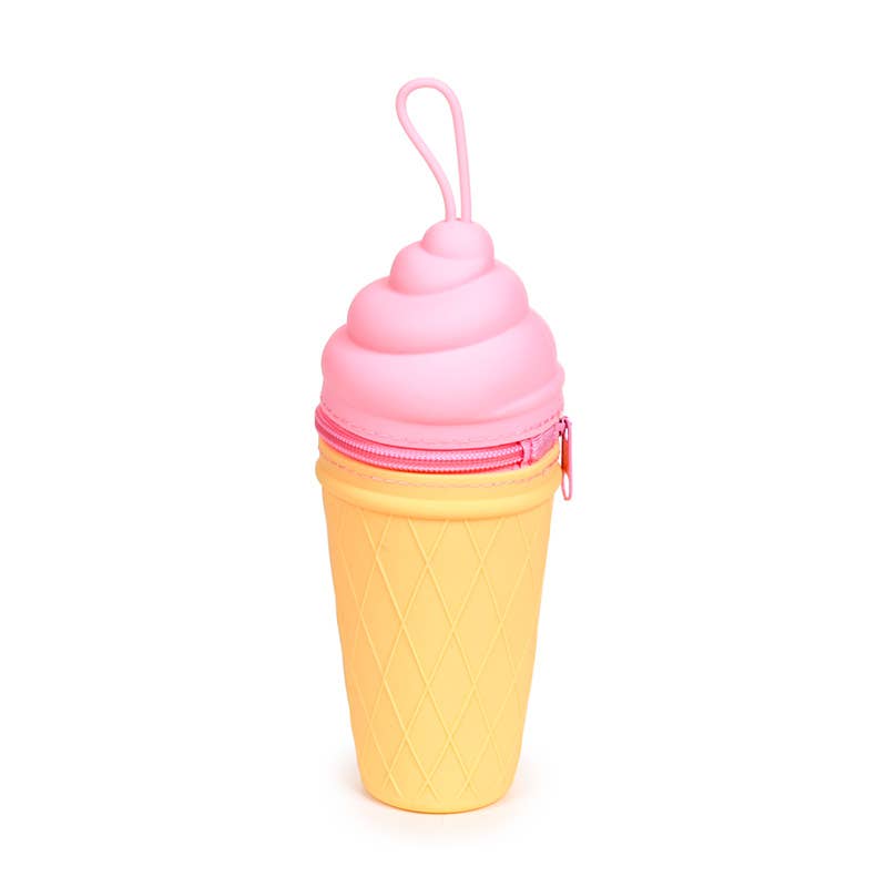 Foodiemals Ice Cream Shaped Silicone Pencil Case