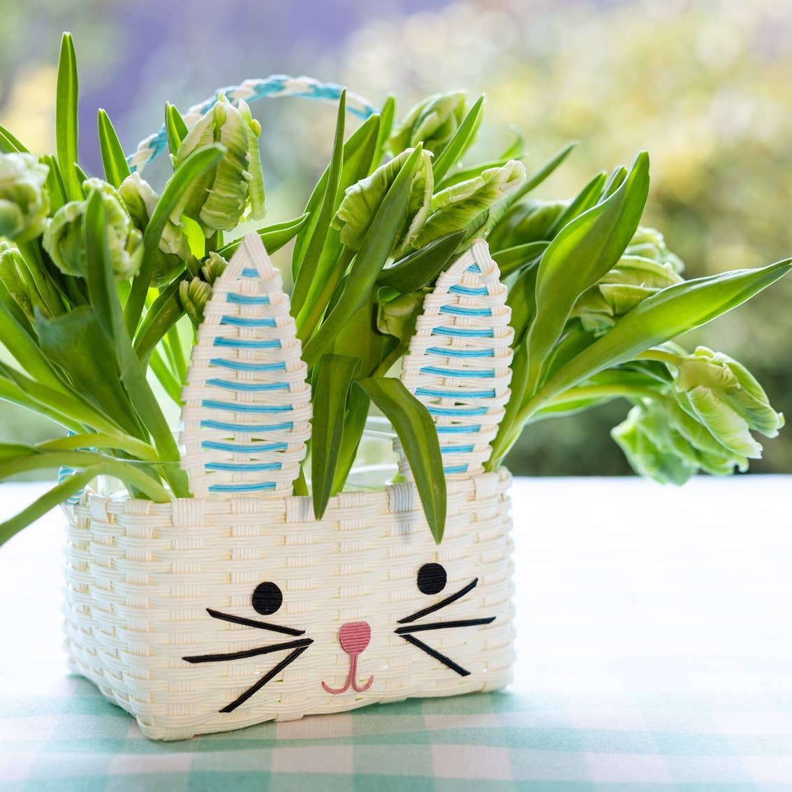 Pierre Recycled Paper Bunny Shaped Basket | Easter Basket |