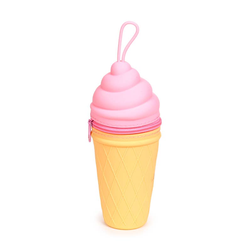 Foodiemals Ice Cream Shaped Silicone Pencil Case