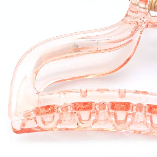 Coloured Transparent Clamp 9.5cm