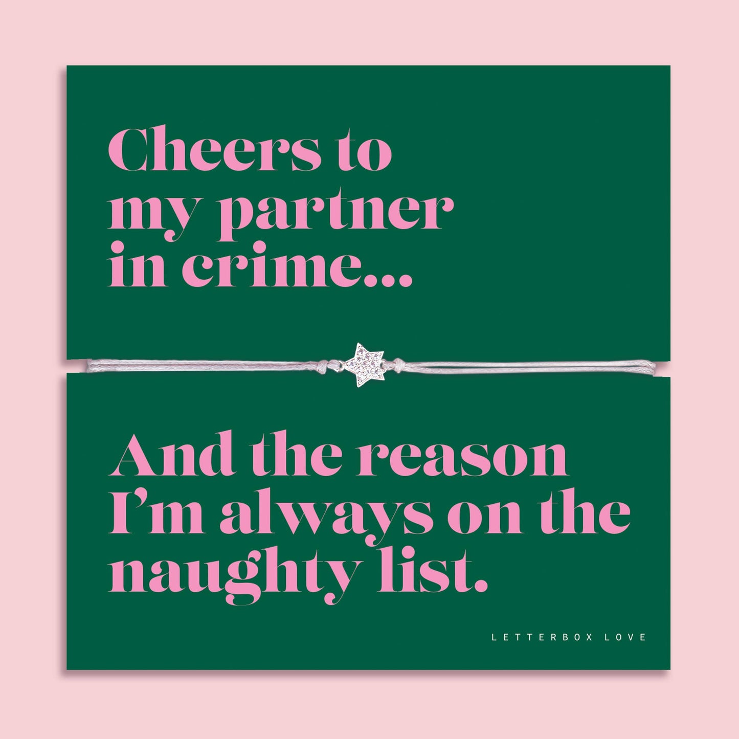 Partner in Crime – Naughty List Christmas Bracelet