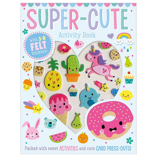 Felt Stickers Super Cute Activity Book