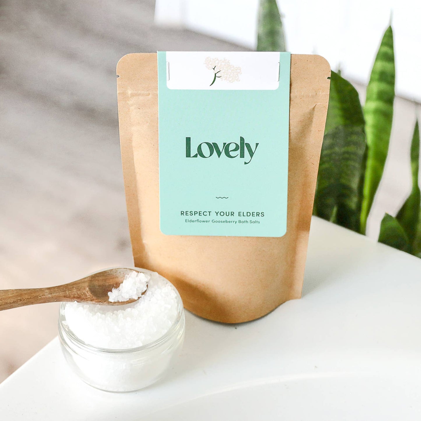 Bath Salts - Respect Your Elders -Elderflower and Gooseberry