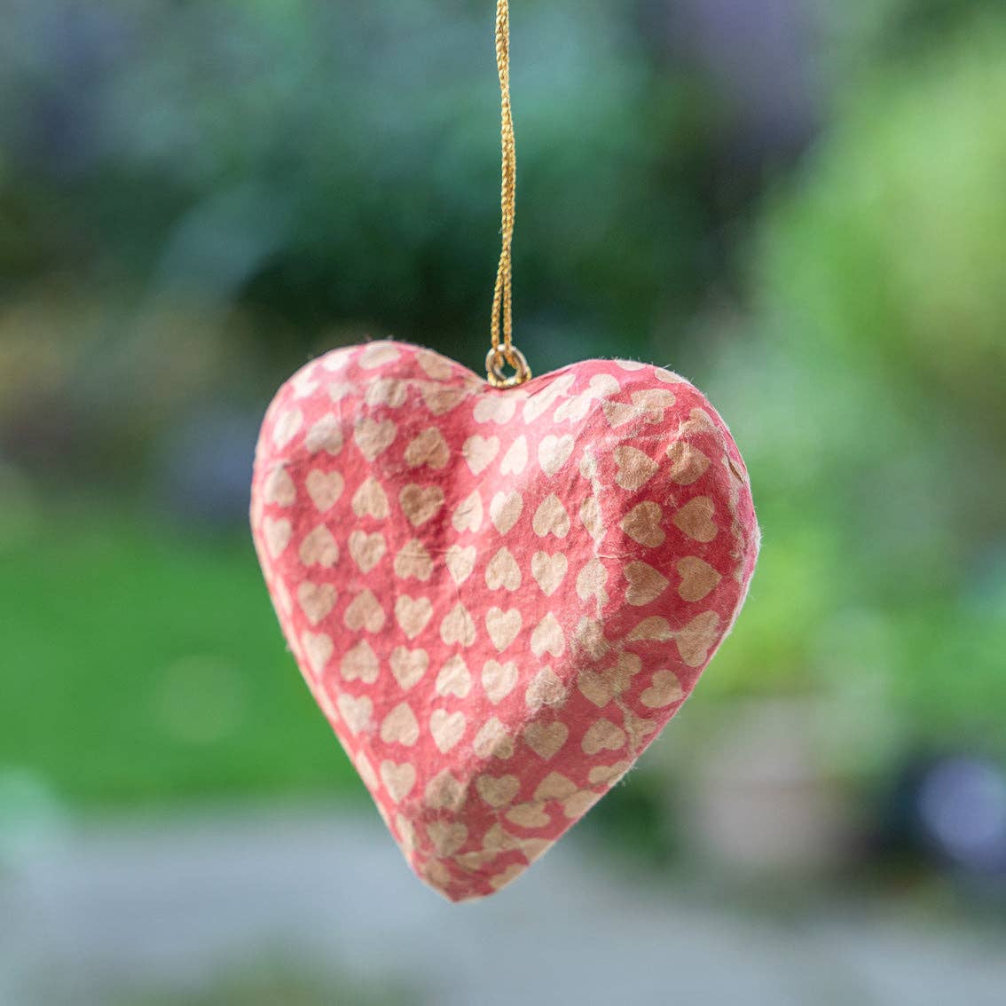 Cotton Hanging Heart Decor - Display | Valentines Decor |