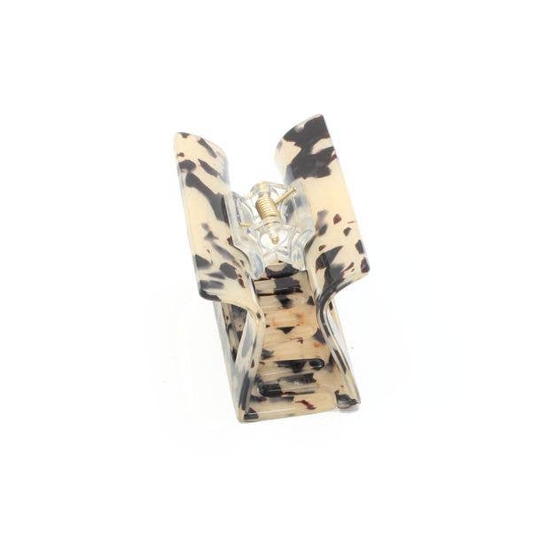 French Tortoiseshell Style Cut Out Clamp 6cm