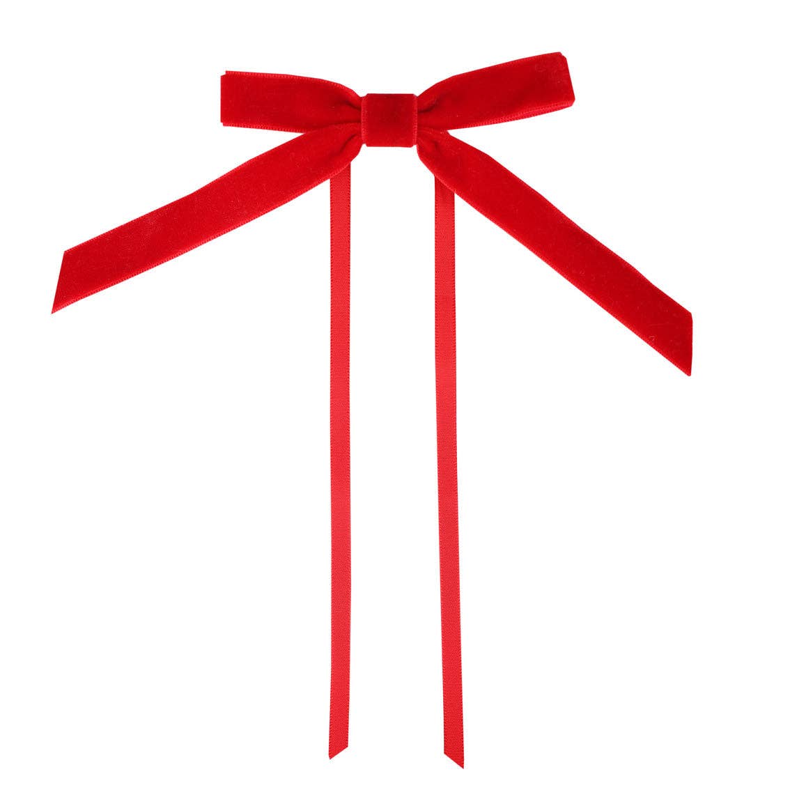 Christmas Red Velvet Bows - 8 Pack