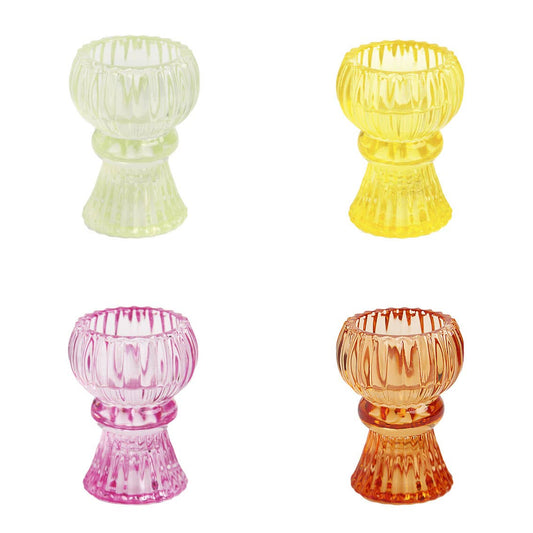 Small Glass Candle Holders | Starter Set |