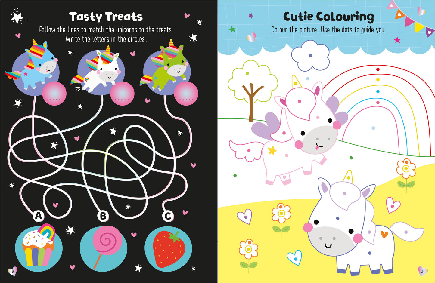 Glow in the Dark Unicorns Activity Book