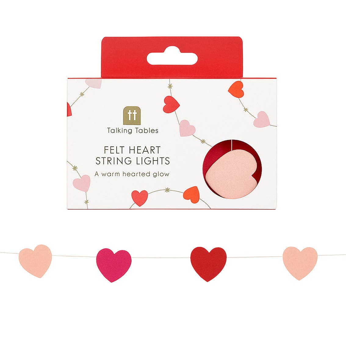 Heart Felt String Lights - 2m | Valentines |
