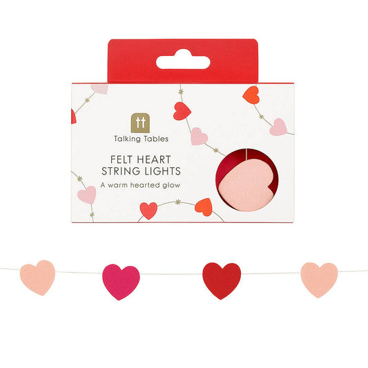 Heart Felt String Lights - 2m | Valentines |
