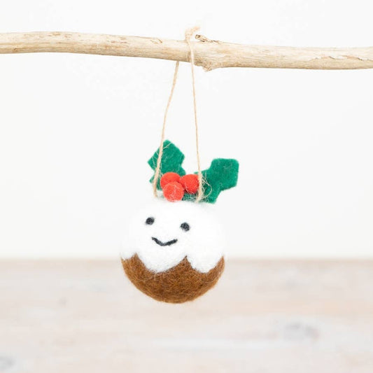 Christmas Pudding Hanger, 6.5cm