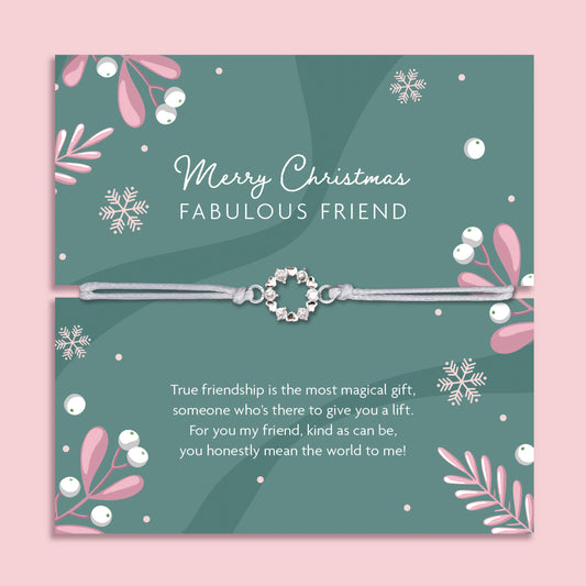 Fabulous Friend Adjustable Christmas Bracelet