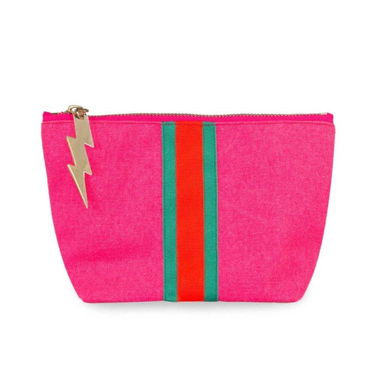 SMALL LUCKY STRIPE BAG - PINK