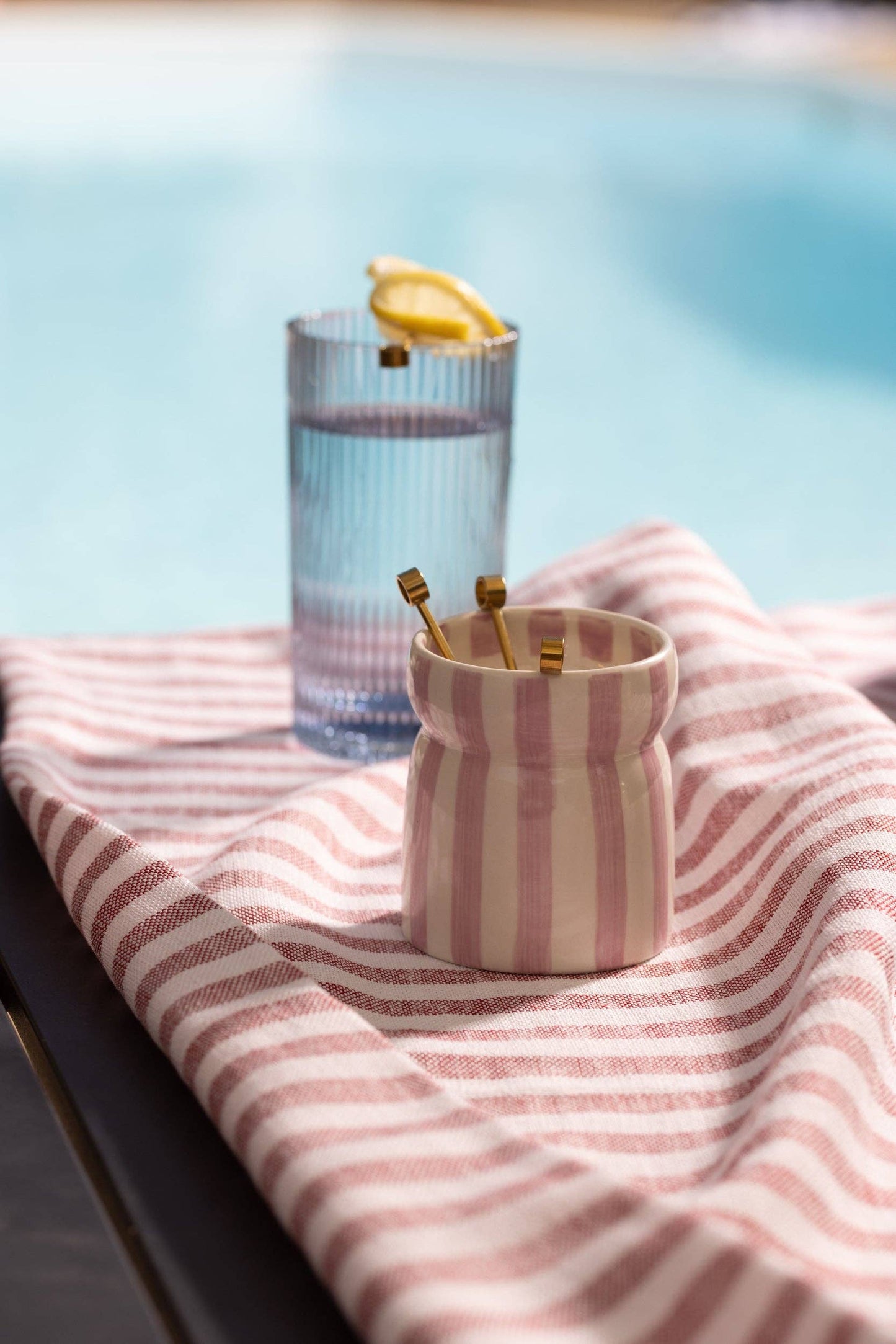 Paddywax Cabana Lavender Ceramic Candle - Grecian Sand