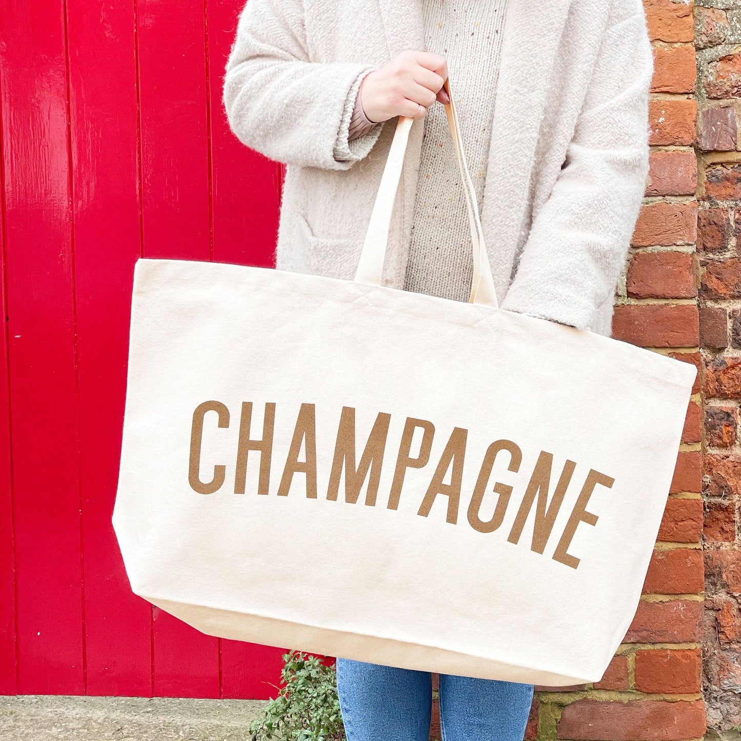 Champagne - Natural REALLY Big Bag
