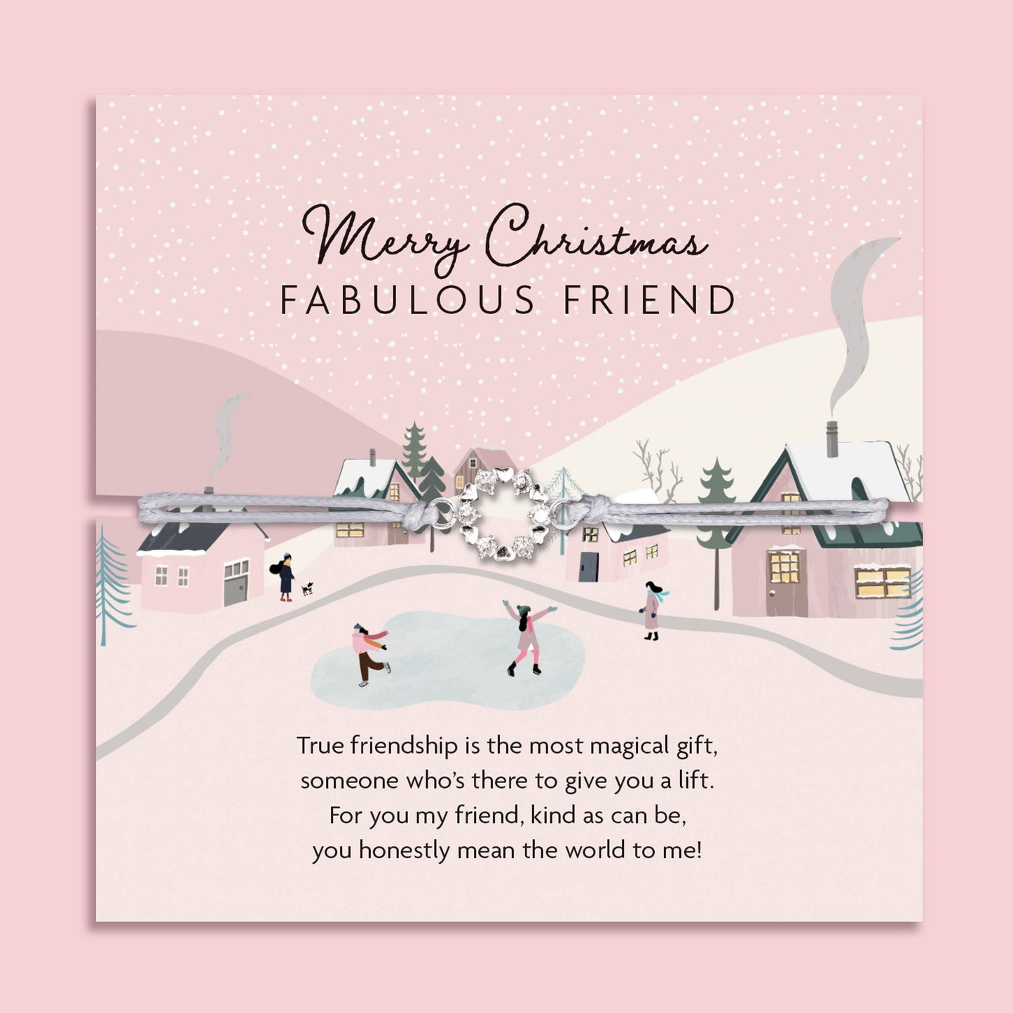 Fabulous Friend Adjustable Christmas Bracelet