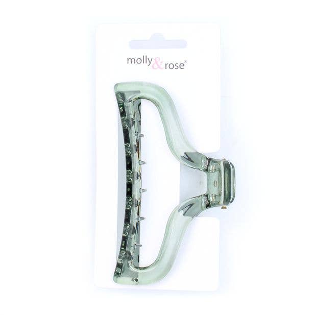 Coloured Transparent Clamp 9.5cm