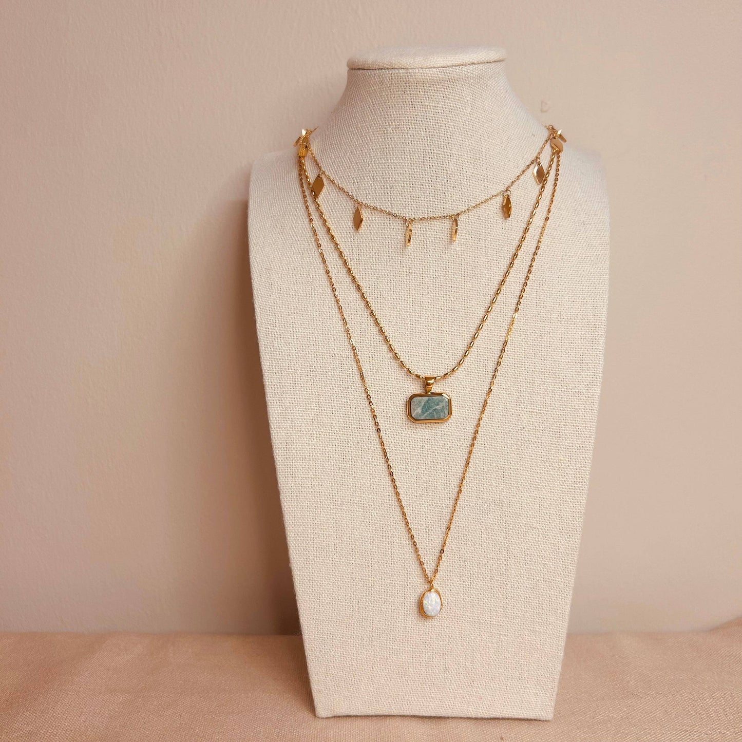 Everyday Marble Tablet Necklace