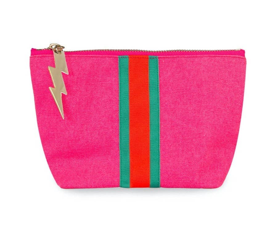 SMALL LUCKY STRIPE BAG - PINK