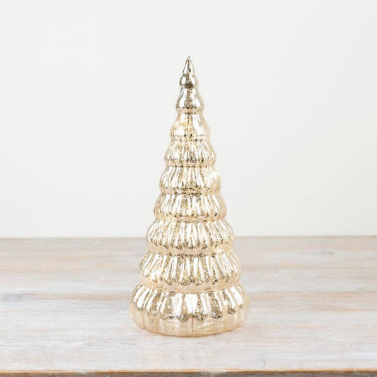 LED Gold Light up Tree, 30cm