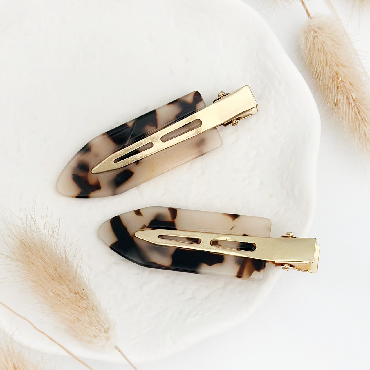 Creaseless Hair Clips - Ivory Tort