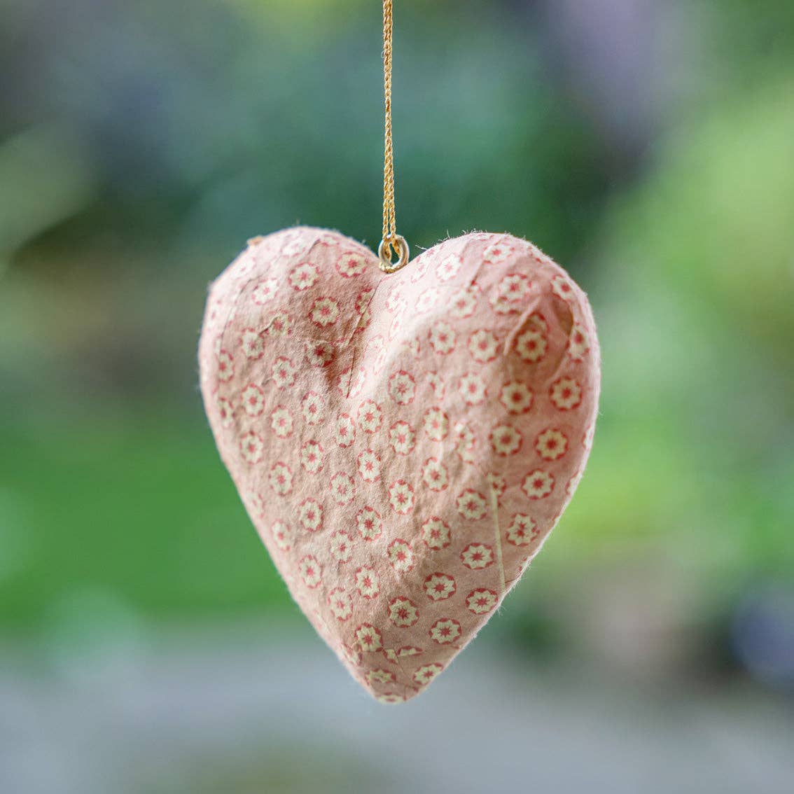 Cotton Hanging Heart Decor - Display | Valentines Decor |
