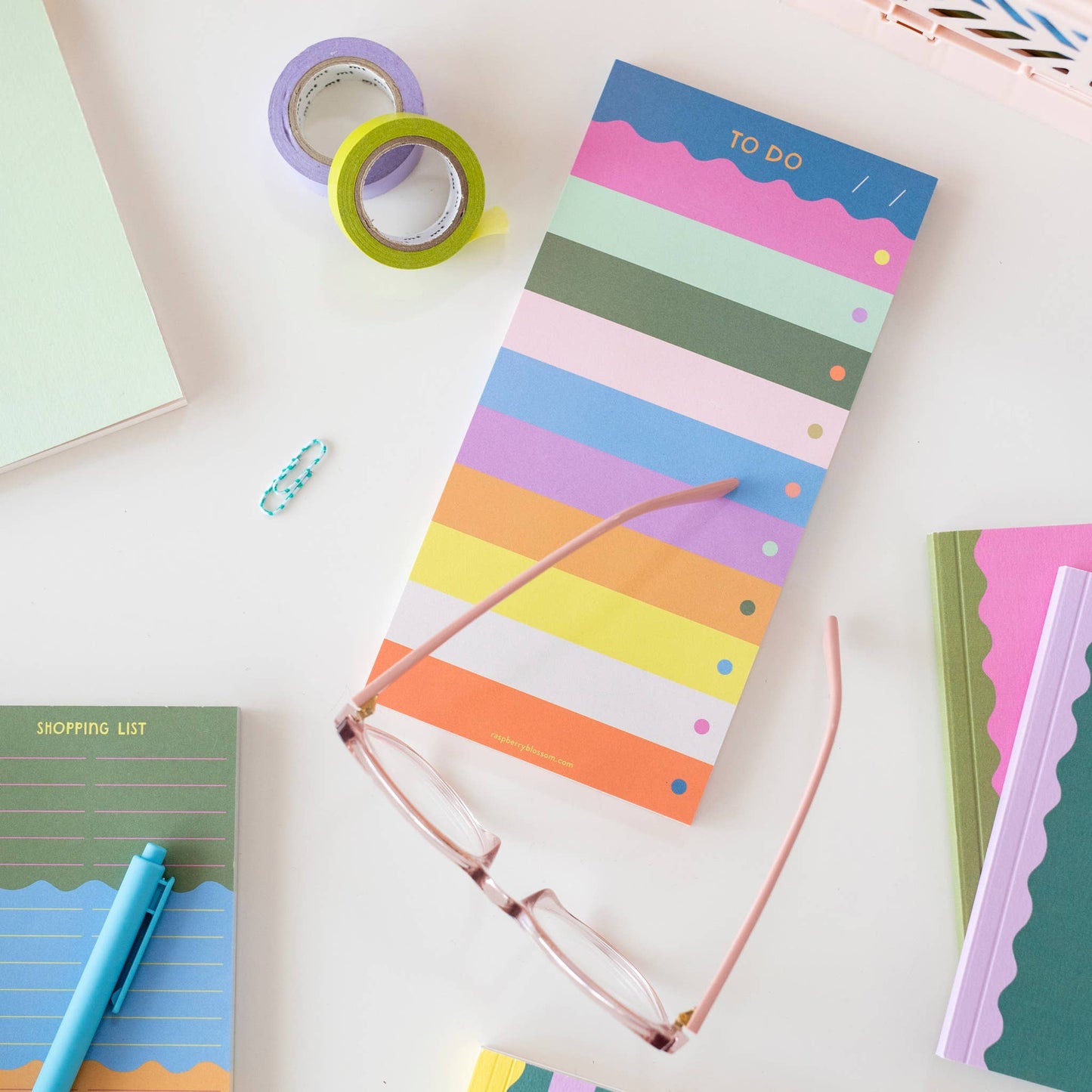Rainbow Wave 'To Do' List Pad (HAP16)