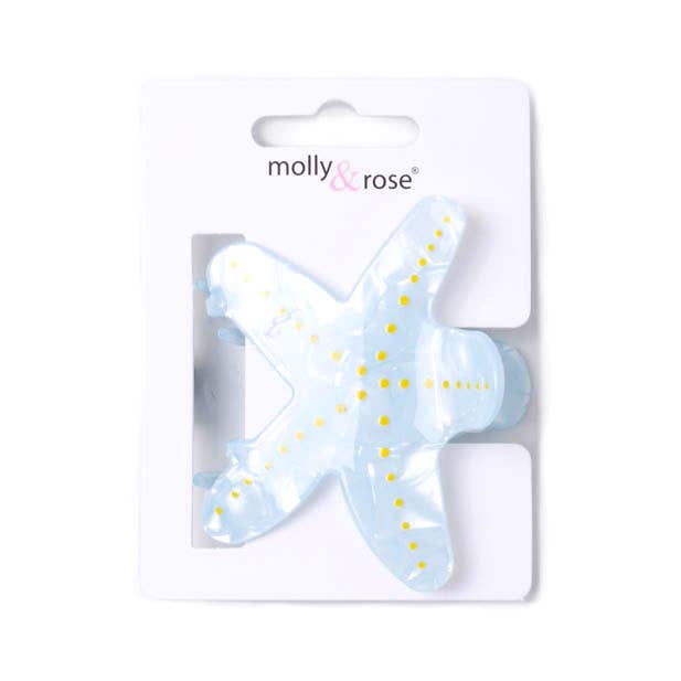 Starfish shaped hair clamp